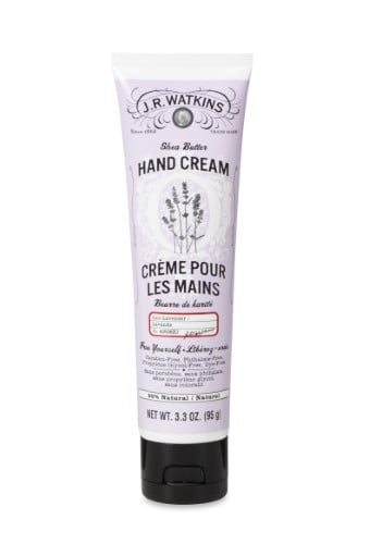 J.R. Watkins Shea Butter Hand Cream Lavender, 3.3 OZ