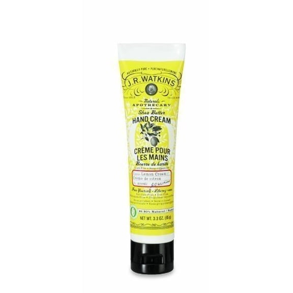 J.R. Watkins: Shea Butter Hand Cream, Lemon 3.3 oz