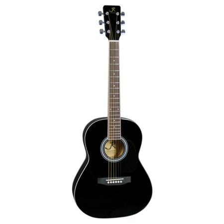 J REYNOLDS 36 Steel String Guitar - Black