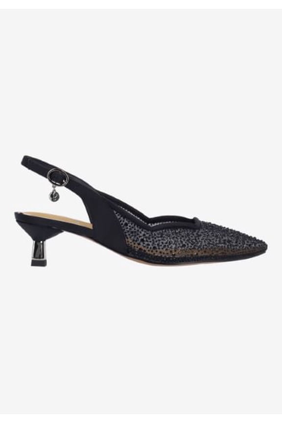 J Renee Aleksa Black Mesh 8 W
