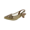 thumbnail image 1 of J. Renee Womens Strovanni Embellished Slingback Kitten Heels, 1 of 1