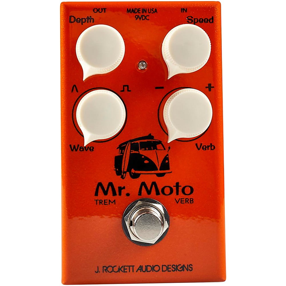 J. Rockett Audio Designs Mr. Moto Tremolo and Reverb Effects Pedal