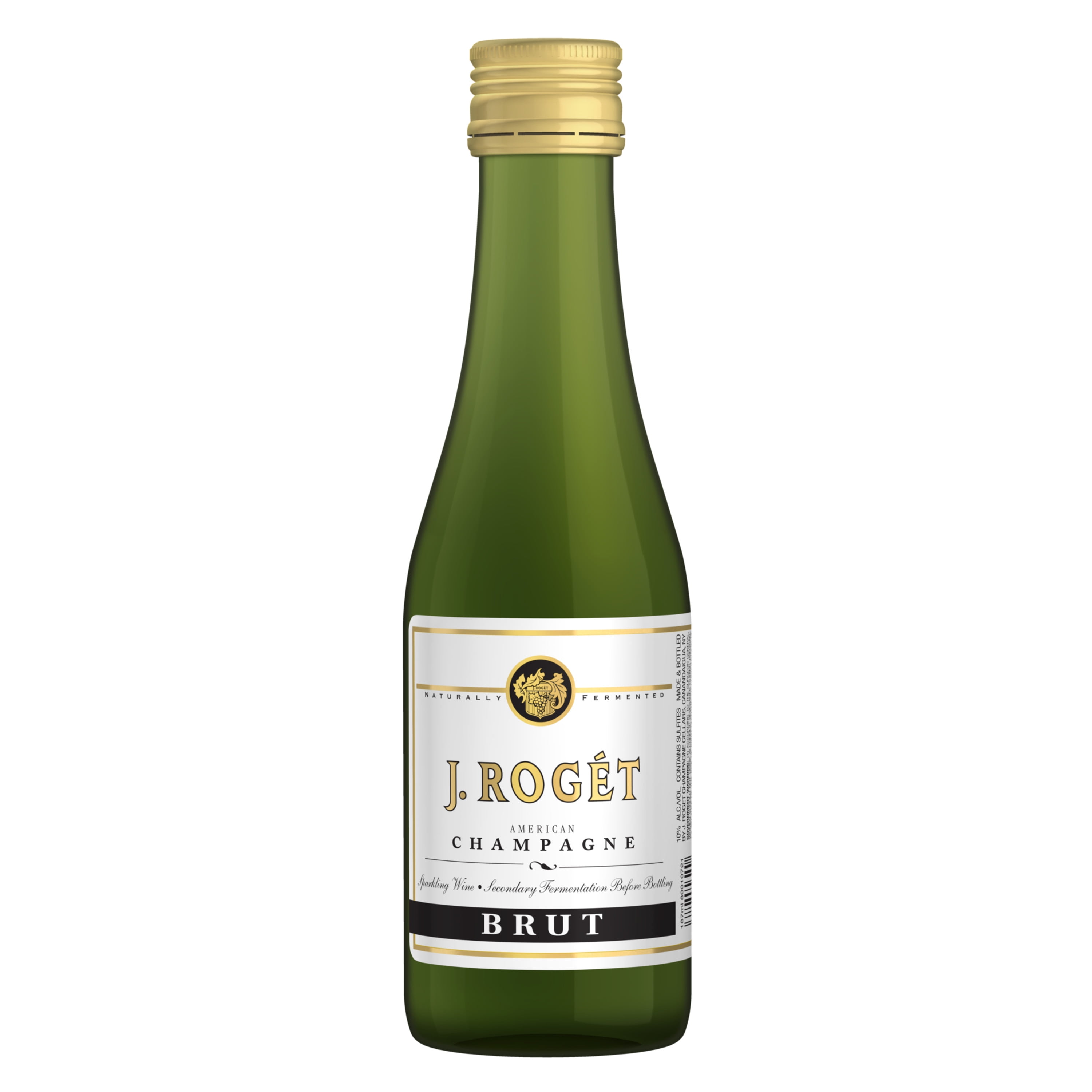 J. Roget American Champagne Brut White Sparkling Wine, 187 mL Bottle
