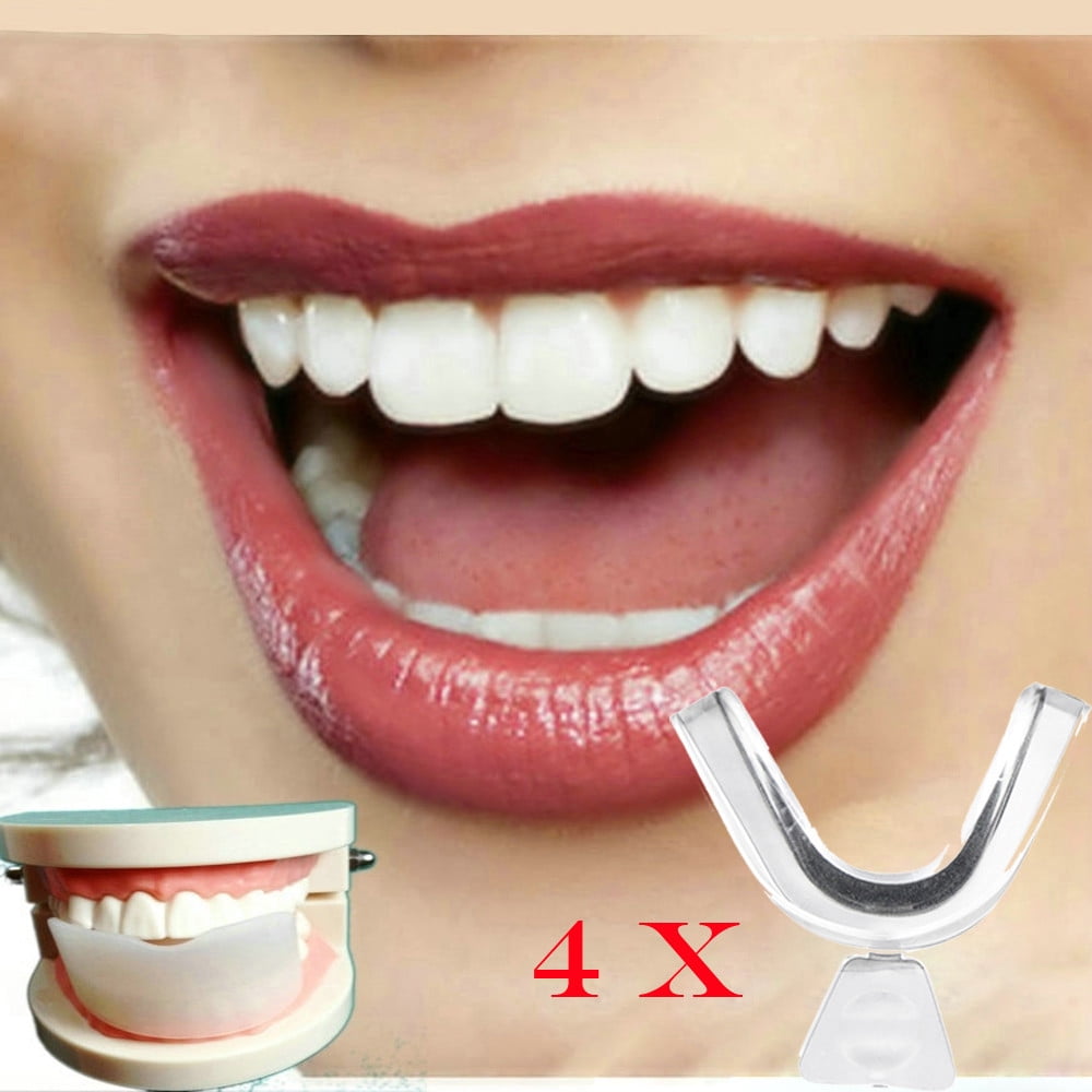 J Roller 4 x Mouth Trays Guard Tooth Teeth Whitener Remouldable Gum