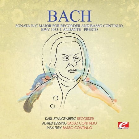 J.S. Bach - Sonata C Major for Recorder & Basso Continuo BWV 1 - Music & Performance - CD