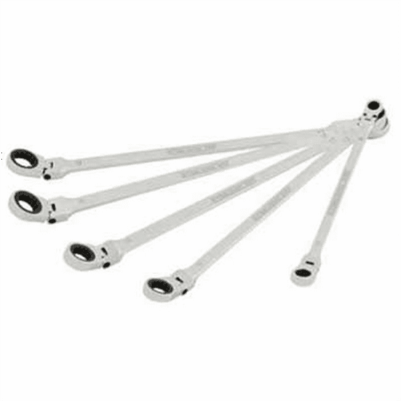 J S Products (steelman) 5pc MM Fl Dp Spline Rat Wr Set