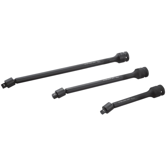 Steelman Pro 3 Pc 1/2-in Drive, 3/8-in Swivel Impact Extension Adapter Set 79989