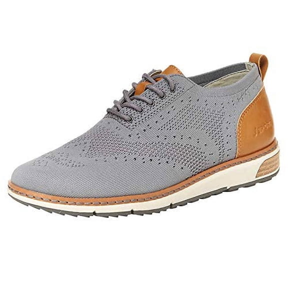 J SPORT Men's Lincoln Oxford Shoes Grey (10)