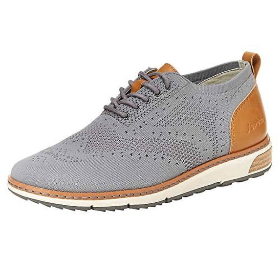 J SPORT Men's Lincoln Oxford Shoes Grey (9)