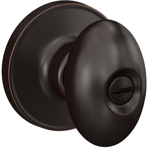 J Series Dublin Privacy Door Knob Finish: Aged Bronze