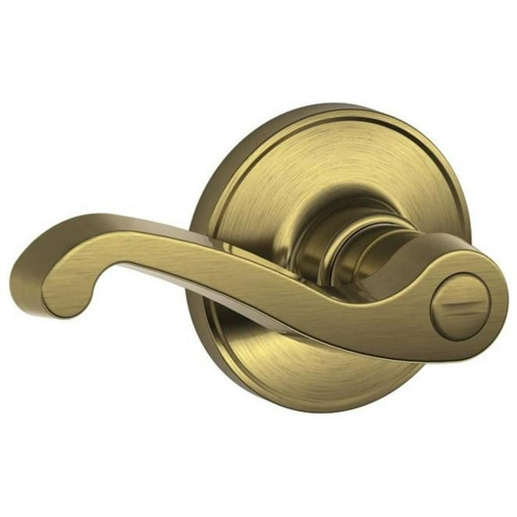 J Series Lasalle Privacy Door Lever Finish: Antique Brass