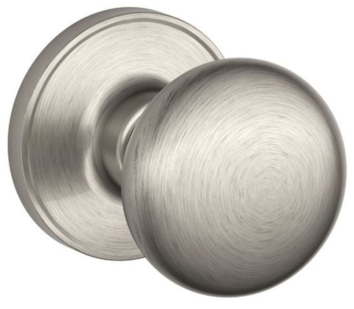 Satin Nickel Round Passage Door Knob
