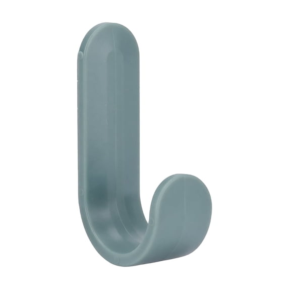 J Shaped Wall Hooks, Creative Adhesive Kitchen Hangers for Utensils and Home Organization Heavy Duty Space Saving Storage Solution for Cabinets and Walls, Green