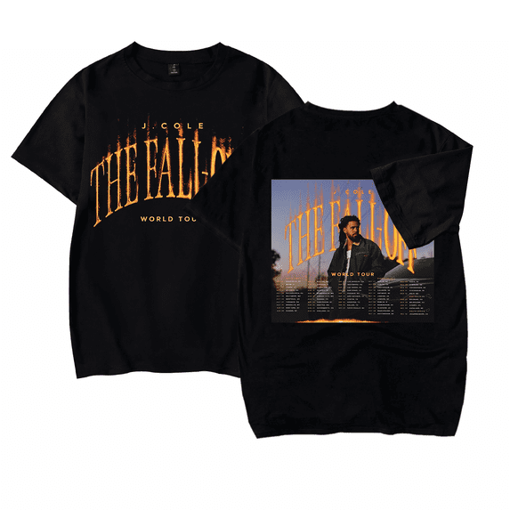 J Shirt 2026 Tour Coles Merch Tshirts The Fall Off World Print Tee For Fans