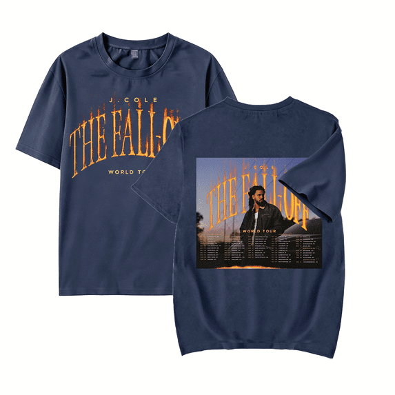 J Shirt 2026 Tour Coles Merch Tshirts The Fall Off World Print Tee For Fans