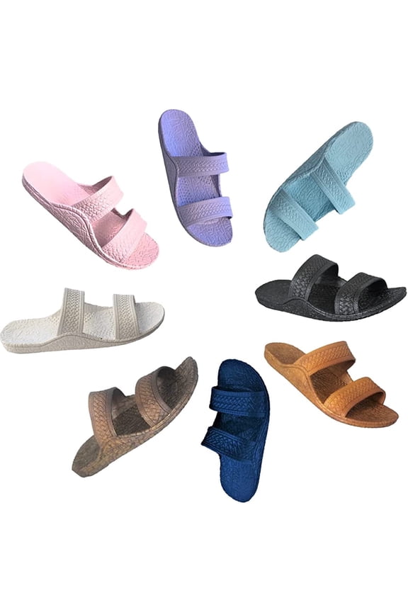 J-Slips Hawaiian Women Jesus Sandals Coconut (Medium Brown) Women 7