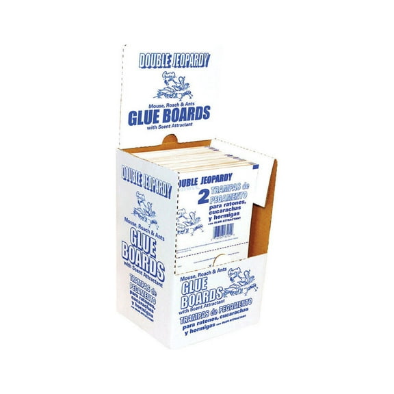 JT Eaton Double Jeopardy Glue Mouse Trap 182B Pack of 72