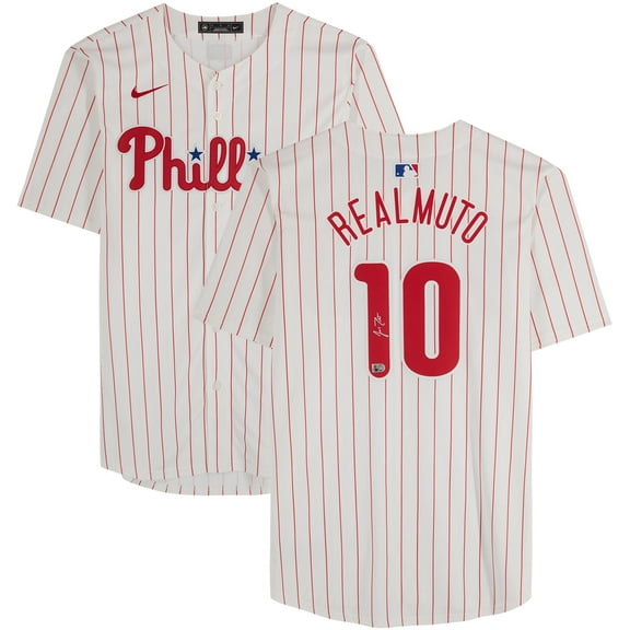 J.T. Realmuto Philadelphia Phillies Autographed White Limited Jersey - Fanatics Authentic Certified