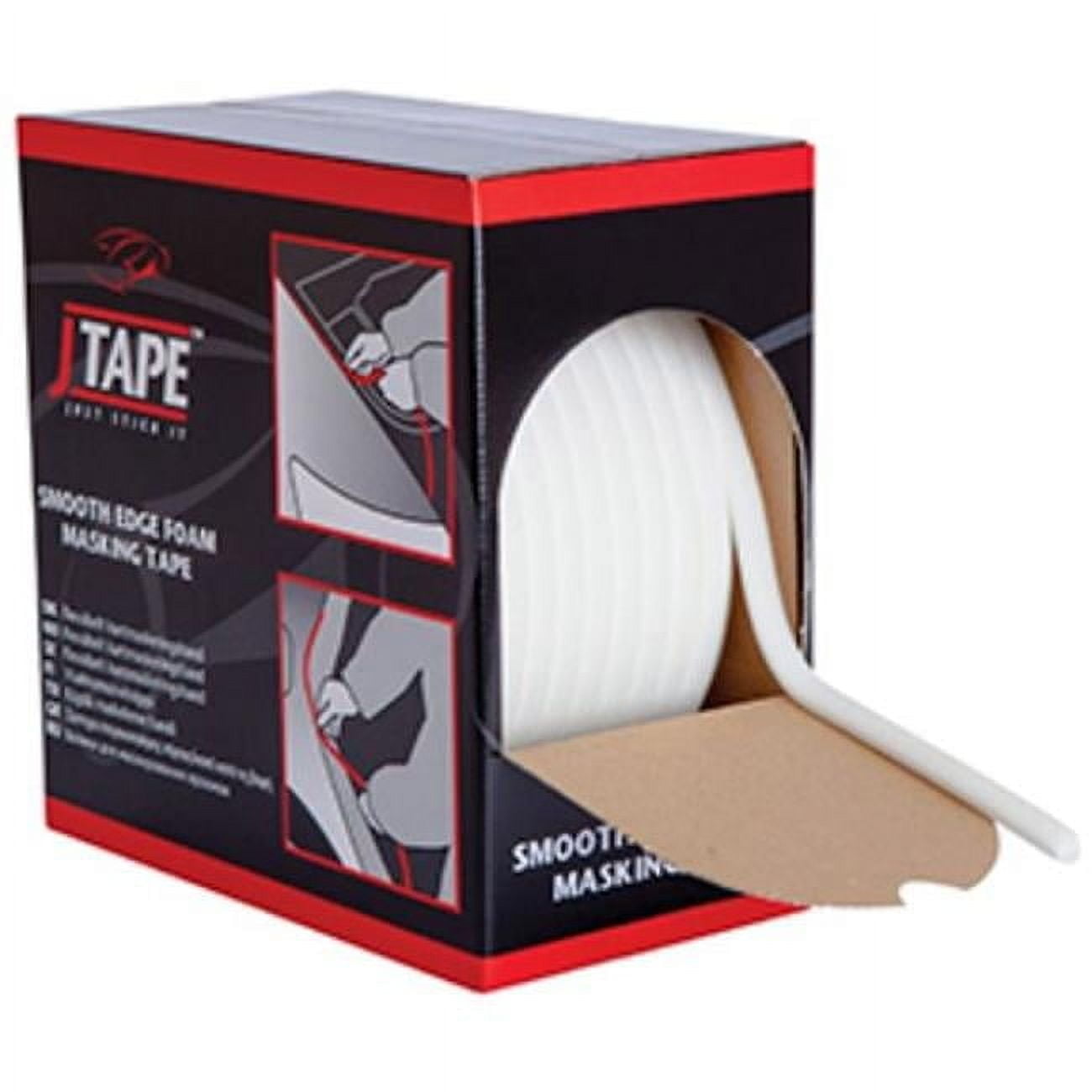 J-Tape JTA-1013.1350 13 mm x 50 m Smooth Edge Foam Masking Tape