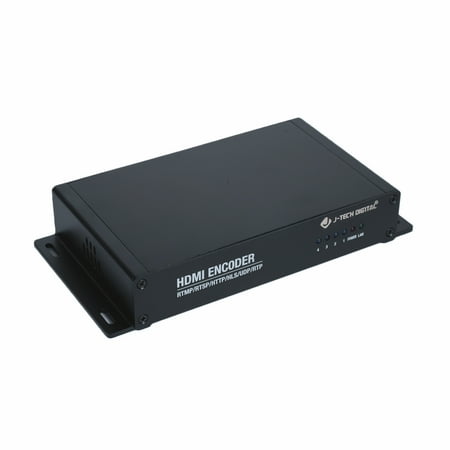 J-Tech Digital 4 Ports H.264 H.265 HDMI Video Encoder for Live Streaming Supports 4K 30Hz YouTube Live Facebook Twitch [JTECH-ENCH54]