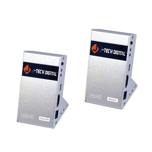 J-Tech Digital 4K@30HZ Wireless HDMI Extender Zero Latency , HDCP 1.4 with CEC Function for Gaming, Live TV and Desktop Computer [JTECH-WEX-60GA]