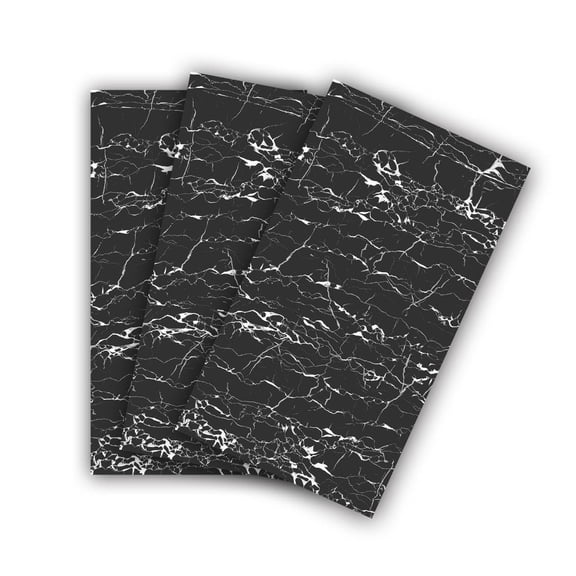 J&V TEXTILES 6PCS Marble Peel and Stick Backsplash Waterproof Washroom Wall Panels, Peel and Stick Tile, PVC Wall Panels for Kitchen, Bathroom - 11.8"x23.6" Kitchen Tile Marble-White Veins