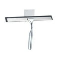 thumbnail image 1 of J&V TEXTILES All-Purpose Stainless Steel Shower Squeegee for Glass Doors with Adhesive Hooks, Squeegee for Shower Glass, Bathroom Household Cleaner Tool, 10 Inch Silver, 1 of 6