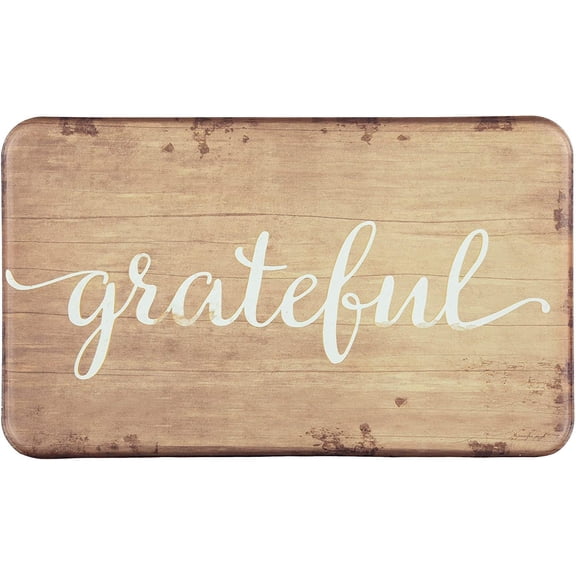 J&V TEXTILES Anti Fatigue Floor Mat  1/2 Inch Thick Perfect Kitchen Mat, Standing Desk Mat  Comfort at Home, Office, Garage  Durable  Stain Resistant  Non-Slip Bottom 20" X 39"