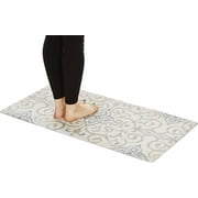 J&V TEXTILES Anti Fatigue Mat - Cushioned Comfort Floor Mats For Kitchen, Office & Garage - Padded Pad For Office - Non Slip Foam Cushion For Standing Desk 19.6" X 55"