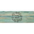 thumbnail image 1 of J&V TEXTILES Cushioned Anti Fatigue Cushioned Kitchen Floor Mat,19.6"x55", Thick Non Slip Waterproof  Home Sweet Home, 1 of 3