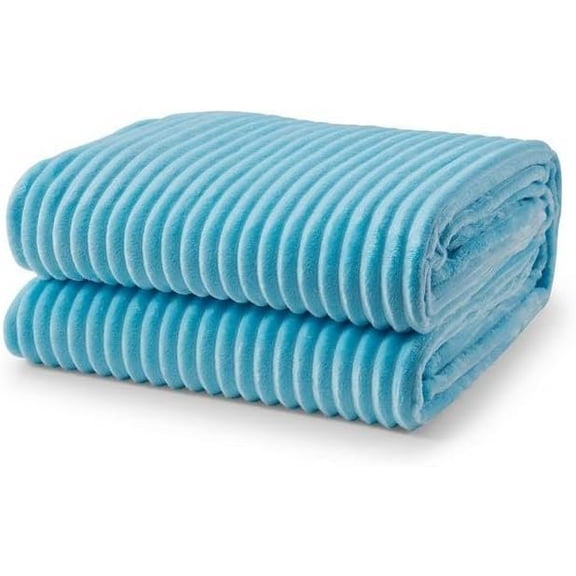 J&V TEXTILES Fleece Throw Blanket for Couch - Thick and Warm Blanket for Winter, Soft and Fuzzy Throw Blanket for Sofa, Fall Throw Blanket Pink, Queen U.S. Standard