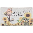 thumbnail image 1 of J&V TEXTILES Kitchen Runner Rugs Anti-Fatigue mats,Non Slip Waterproof Ergonomic Comfort Mat for Kitchen, Floor Home, Office, Sink, Laundry This is Home, 18" x 30", 1 of 3