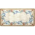 thumbnail image 1 of J&V TEXTILES Oversized 20"x39" Anti-Fatigue Embossed Floor Mat TUSCAN FLEUR CREAM, 1 of 7
