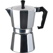 J&V TEXTILES Stovetop Espresso and Coffee Maker, Moka Pot for Classic Italian and Cuban Caf Brewing, Cafeteria, 6-Cup