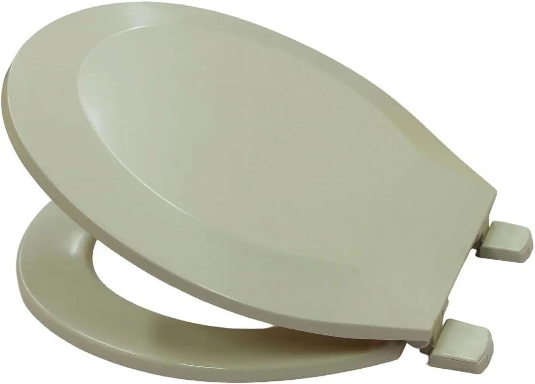J&V Textiles Elongated Toilet Seat With Easy Clean & Change Hinge