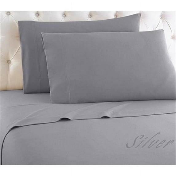 J&V Textiles Milano Full Silver, Style Sheet Set