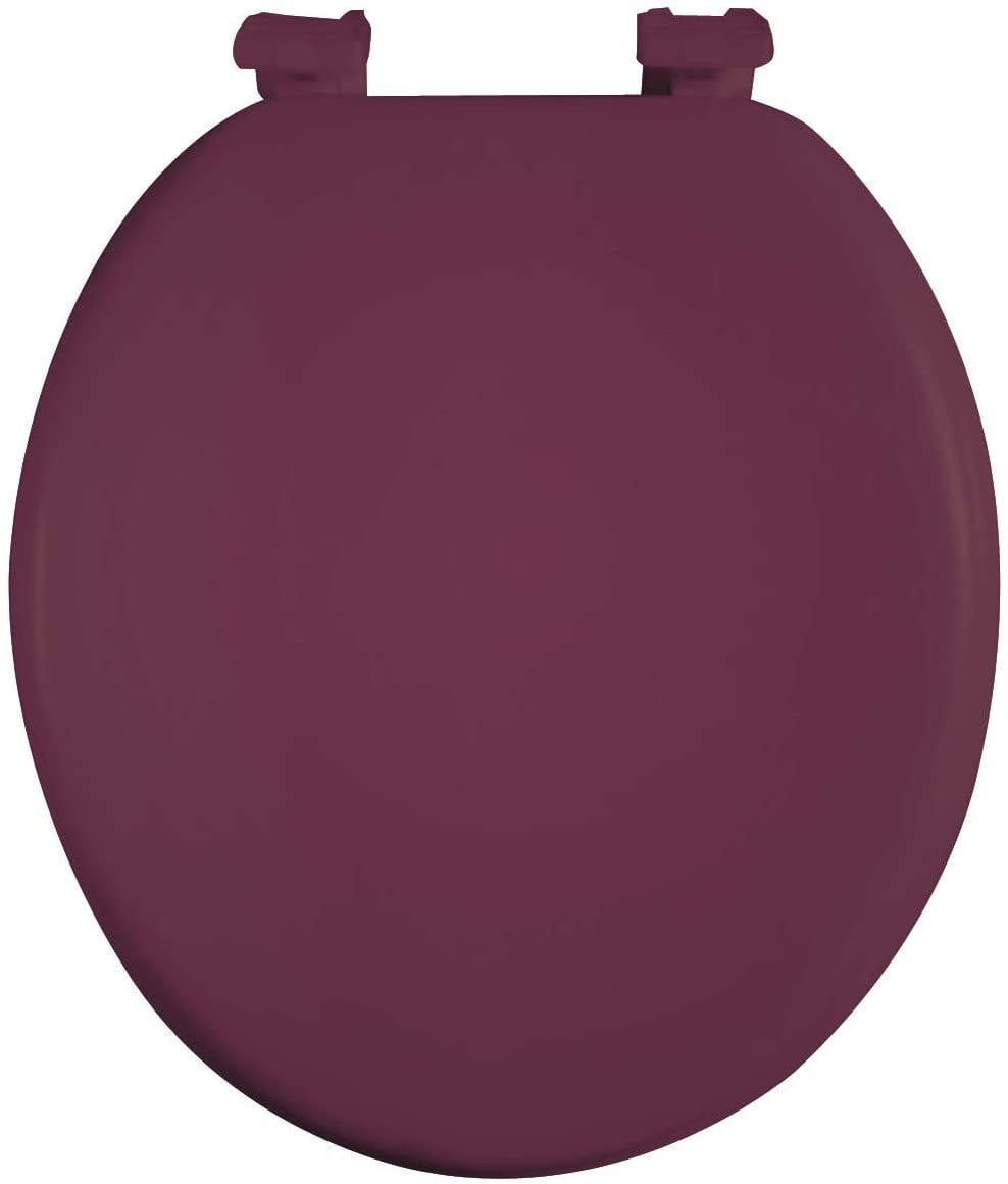 Burgundy padded toilet seat deals