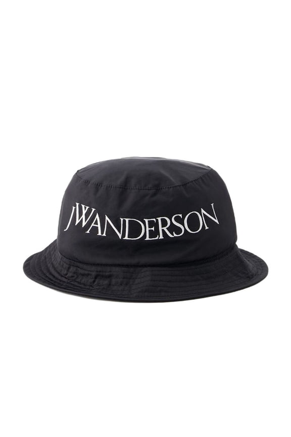 J. W. Anderson Men's Logo Bucket Hat - Nylon - Black Black