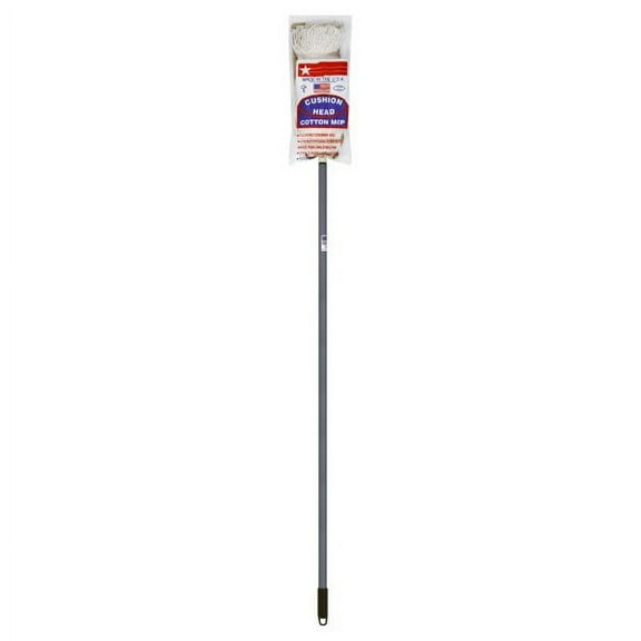 J.W. Mfg. Co., JW Manufacturing Cushion Head Cotton Mop, 1 mop