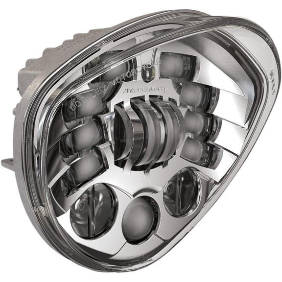 Jw Speaker 0555161 7in. LED Adaptive 2 Headlight - Chrome