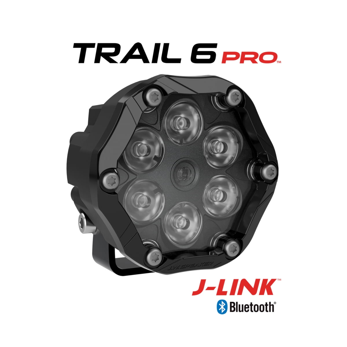J.W Speaker Round LED Model Trail 6 Pro Off Road Lights