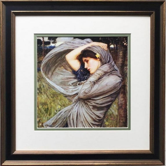 J.W. Waterhouse "Boreas" 1903 Framed Art Print Generic