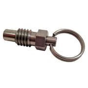 Pull Ring Retractable Plunger SS Body SS Nose 0.5x2lbs Pressure 1/4-20 Thread