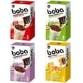 J Way Instant Boba Milk Tea Set, Bubble Tea Kit Variety Pack, 12 Drinks