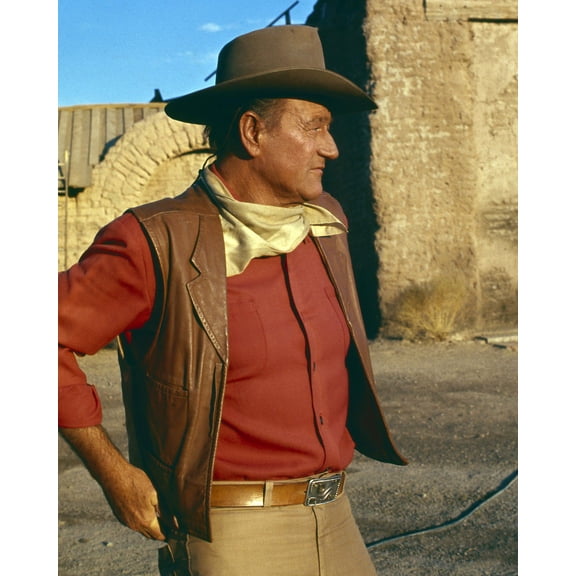 J. Wayne Iconic Image Legend In Profile 24X36 Classic Hollywood Poster