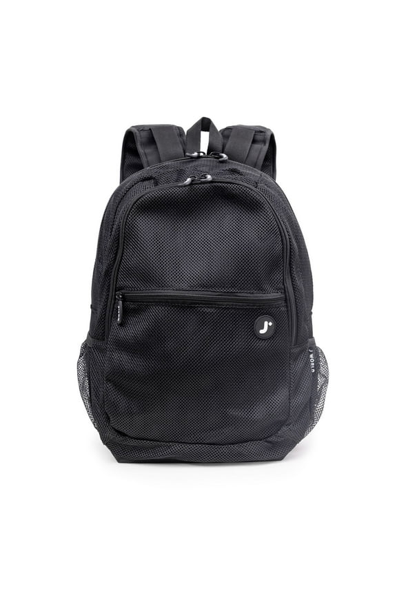 J WORLD Mesh Backpack, Black