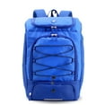 thumbnail image 1 of J World Athlete Backpack with Shoe Compartment Bat Holders and Night Visibility, Navy, 1 of 7