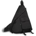 thumbnail image 1 of J World  Black 'Kitten' 19-inch Sling Backpack Black, 1 of 4