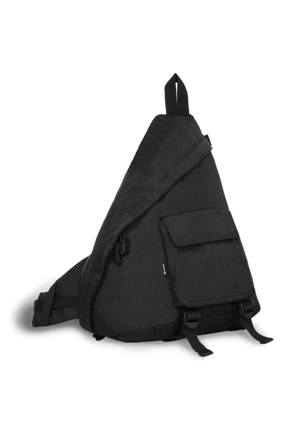 J World Black 'Kitten' 19-inch Sling Backpack Black