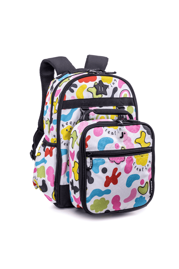 J World Boys And Girls Duet 16" Backpack With Detachable Lunch Box For School, Kiddo